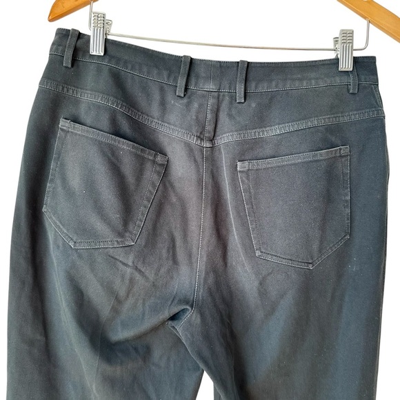 St. John Sport Cotton Blend Black Pants - Picture 9 of 15